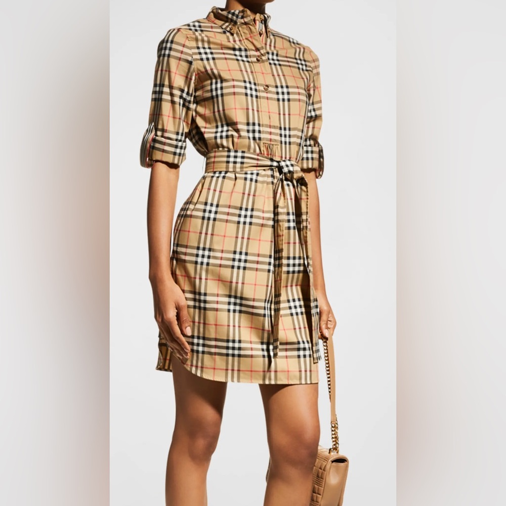 BURBERRY Shirt Dress Vintage Check Size XL Like New